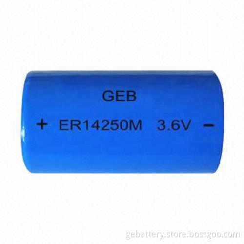 1,200mAh Lithium Thionyl Chloride Battery with -76 to +185°F Operating Temperature